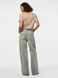 Product image thumbnail - PCSELMA MW WIDE FIT JEANS, Medium Blue Denim | 2