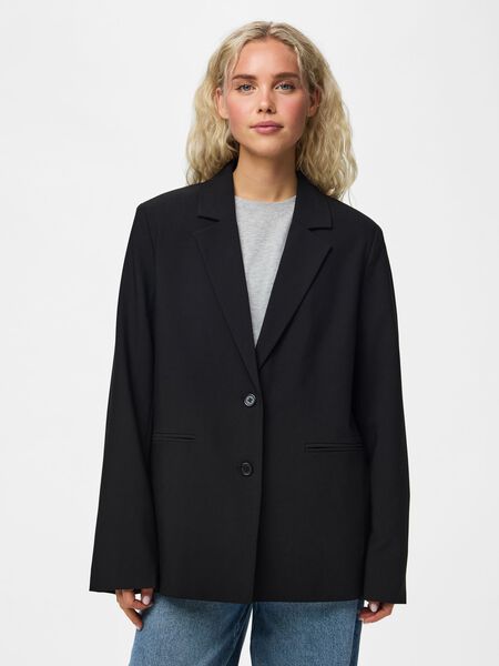 Pieces PCBOSELLA LOOSE BLAZER, Black, highres - 17165761_Black_003.jpg