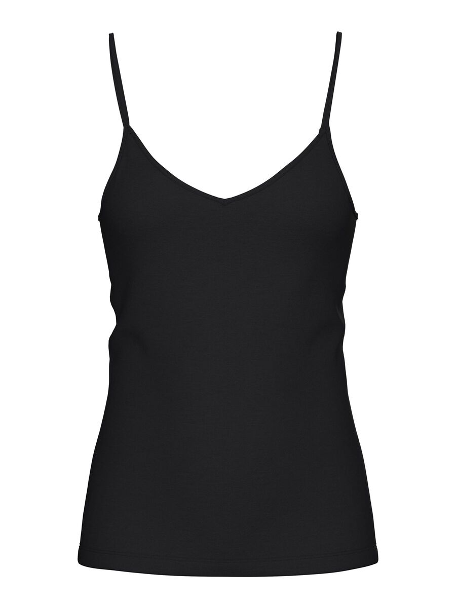 Product carousel image - PCSIRENE SLEEVELESS TOP, Black | 1