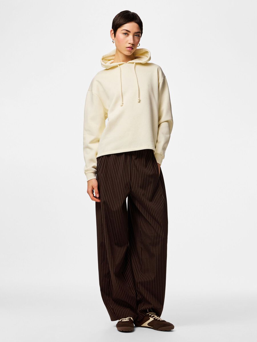 Carousel image - PCCHILLI HOODIE, White Pepper | 3