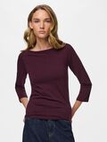 Product image thumbnail 1 PCPHOEBE BOATNECK TOPP MED 3/4 ERMER, Winetasting