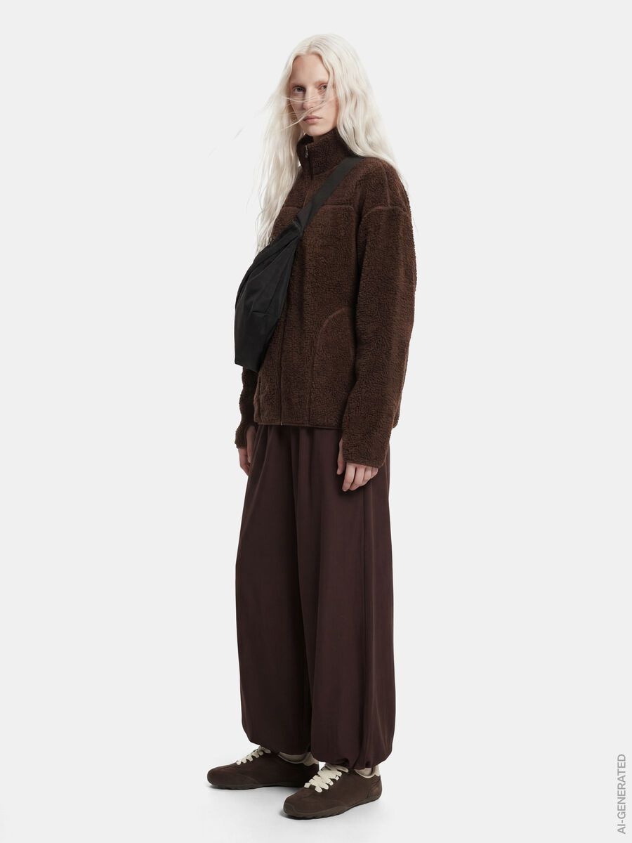 Product carousel image 1 PCSADIA TEDDY JACKET, Hot Fudge
