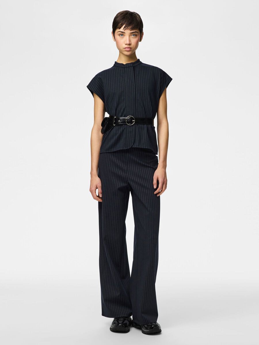 Carousel image - PANTALONES DE PIERNA ANCHA, Maritime Blue | 5