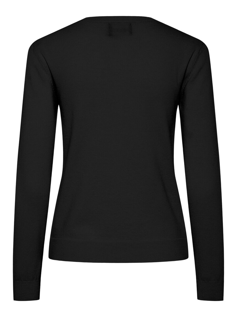 Carousel image - PCNORA GEBREID VEST, Black | 6