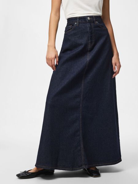 Pieces SP&Oacute;DNICA JEANSOWA, Dark Blue Denim, highres - 17163312_DarkBlueDenim_1314605_003.jpg