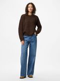 Product image thumbnail - PCCLEO TYKK PULLOVER, Hot Fudge | 3