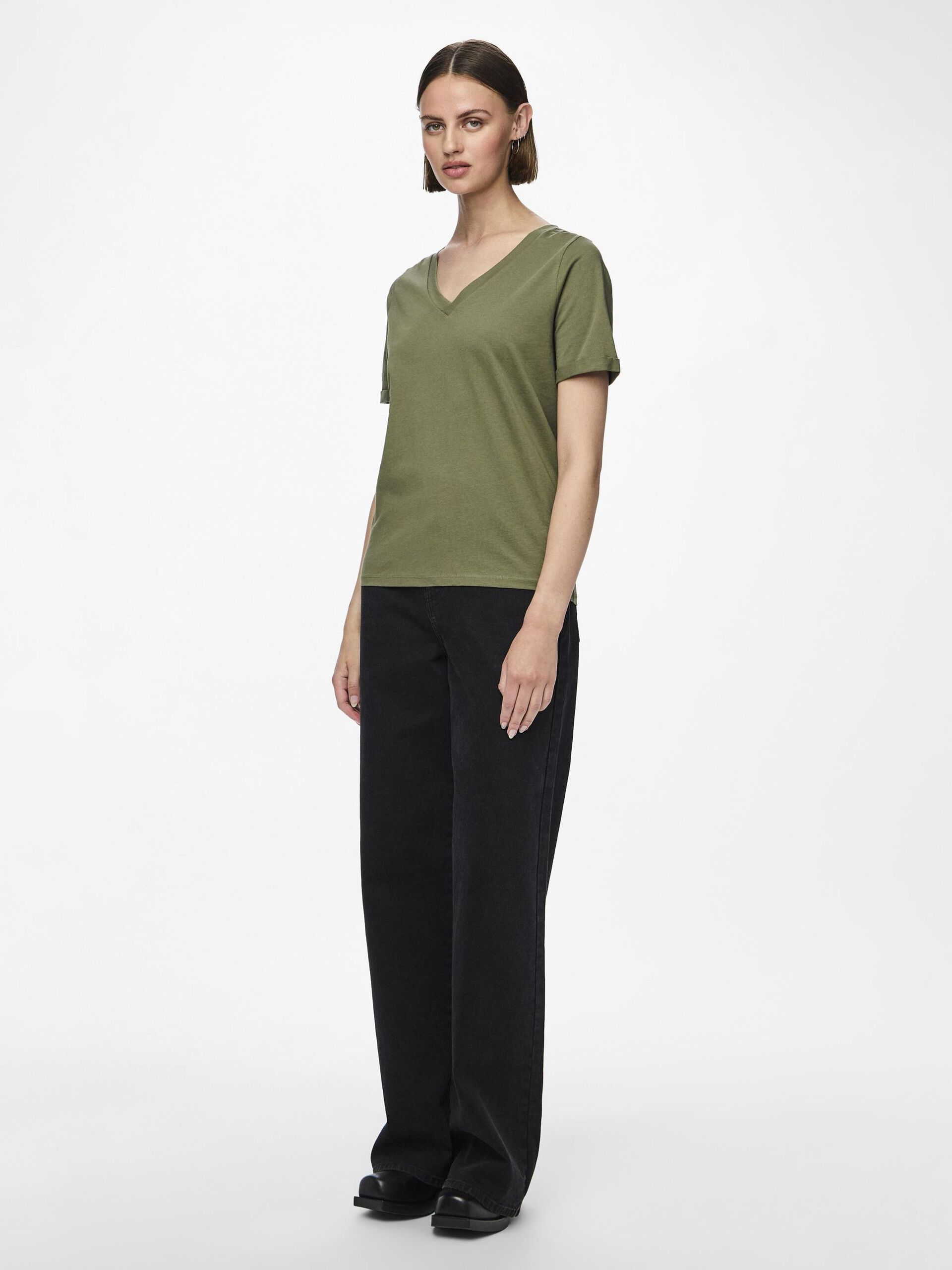 Carousel image - PCRIA T-SHIRT, Deep Lichen Green | 3