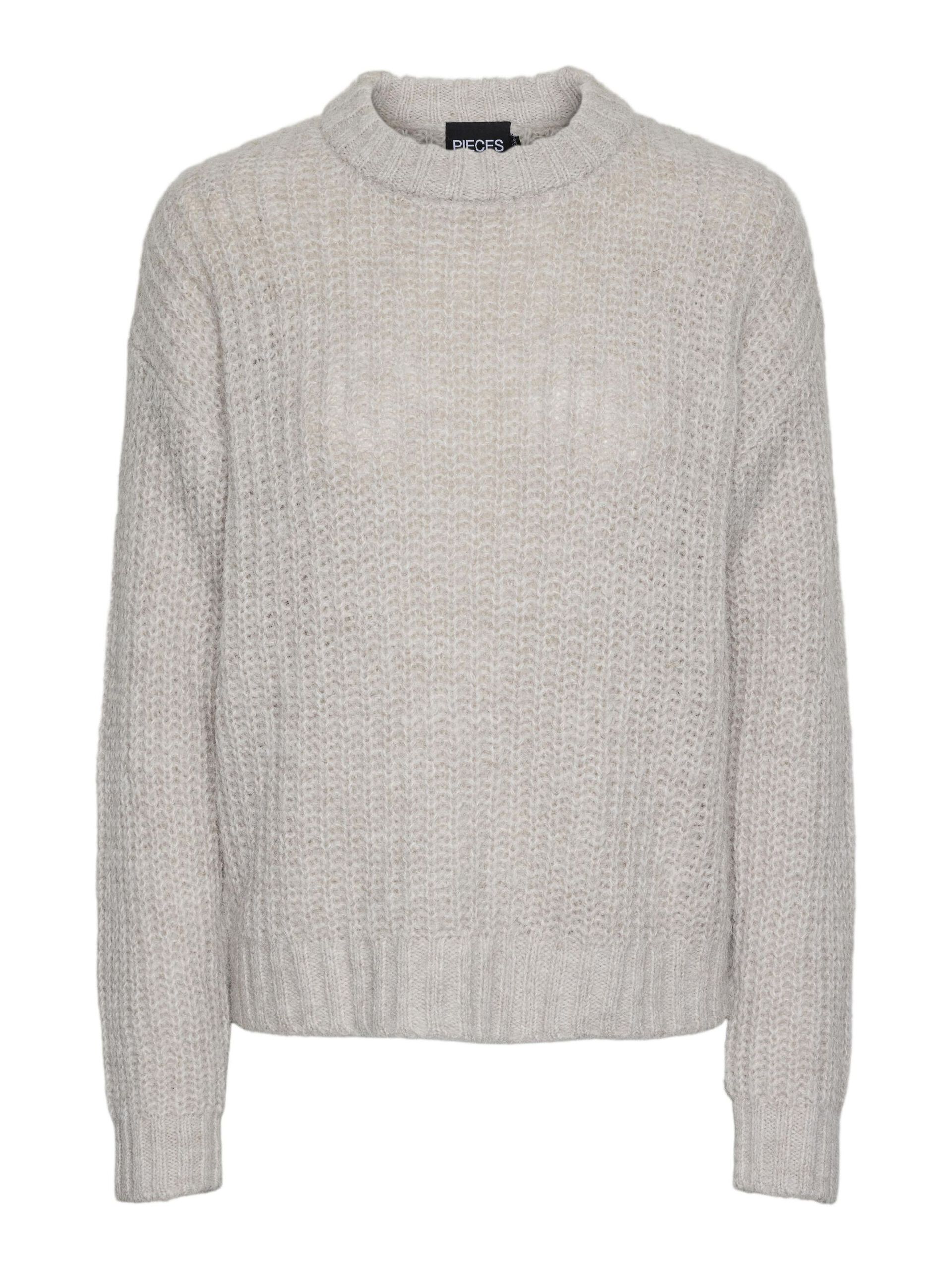 Carousel image - PCNINA PULL EN MAILLE, Silver Gray | 5