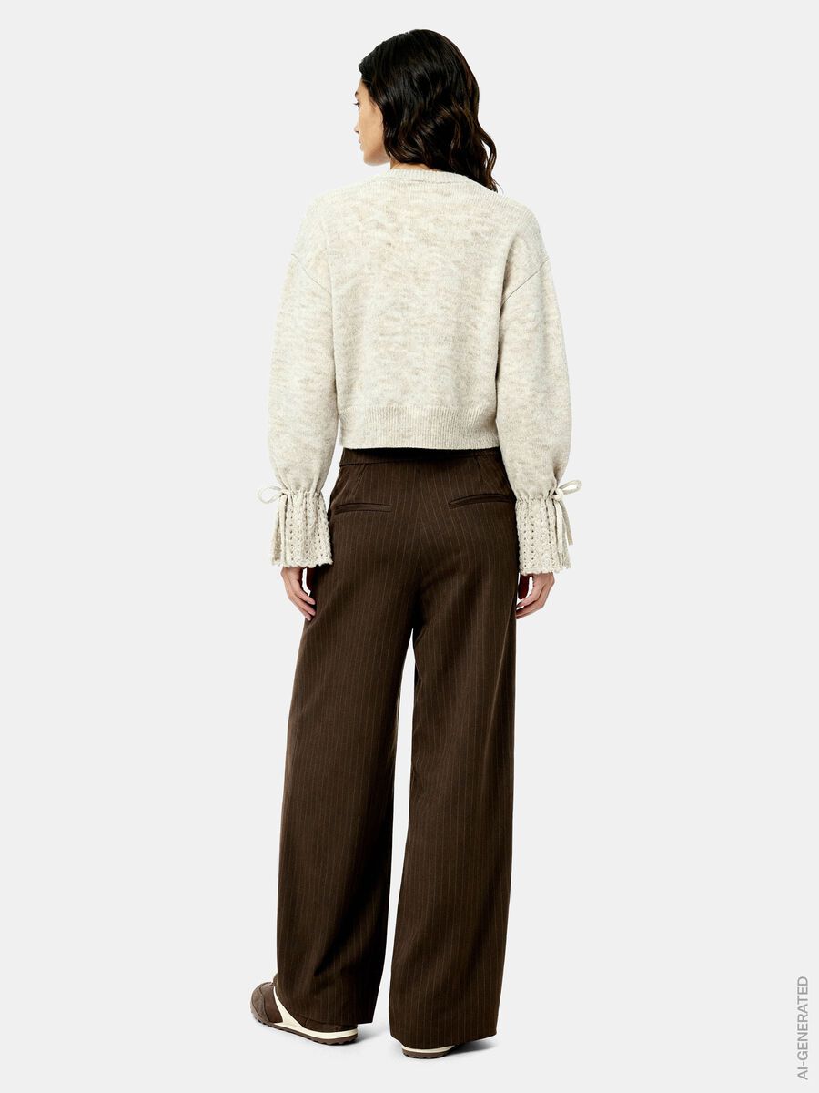 Carousel image - PCSMILLA KNITTED CARDIGAN, Dove | 2