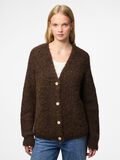 Product image thumbnail - PCCLEO STRICKJACKE, Hot Fudge | 1