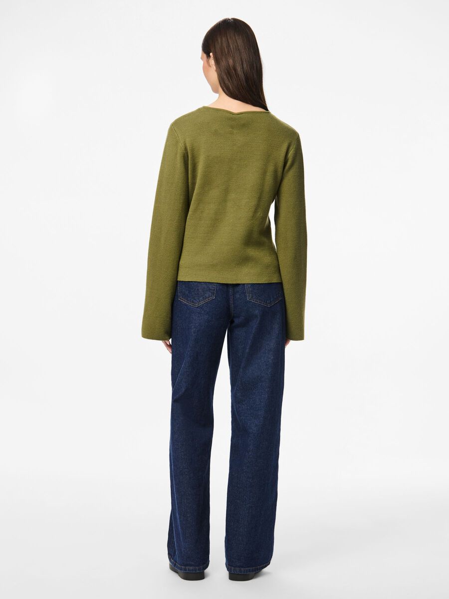 Carousel image - CARDIGAN A MAGLIA, Sphagnum | 2