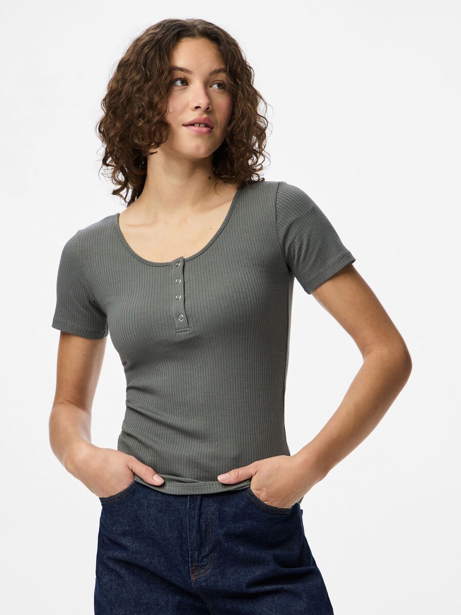Carousel image - PCKITTE  T-SHIRT, Castor Gray | 1