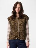 Product image thumbnail - PCKATTY TEDDY  GILET, Tannin | 1