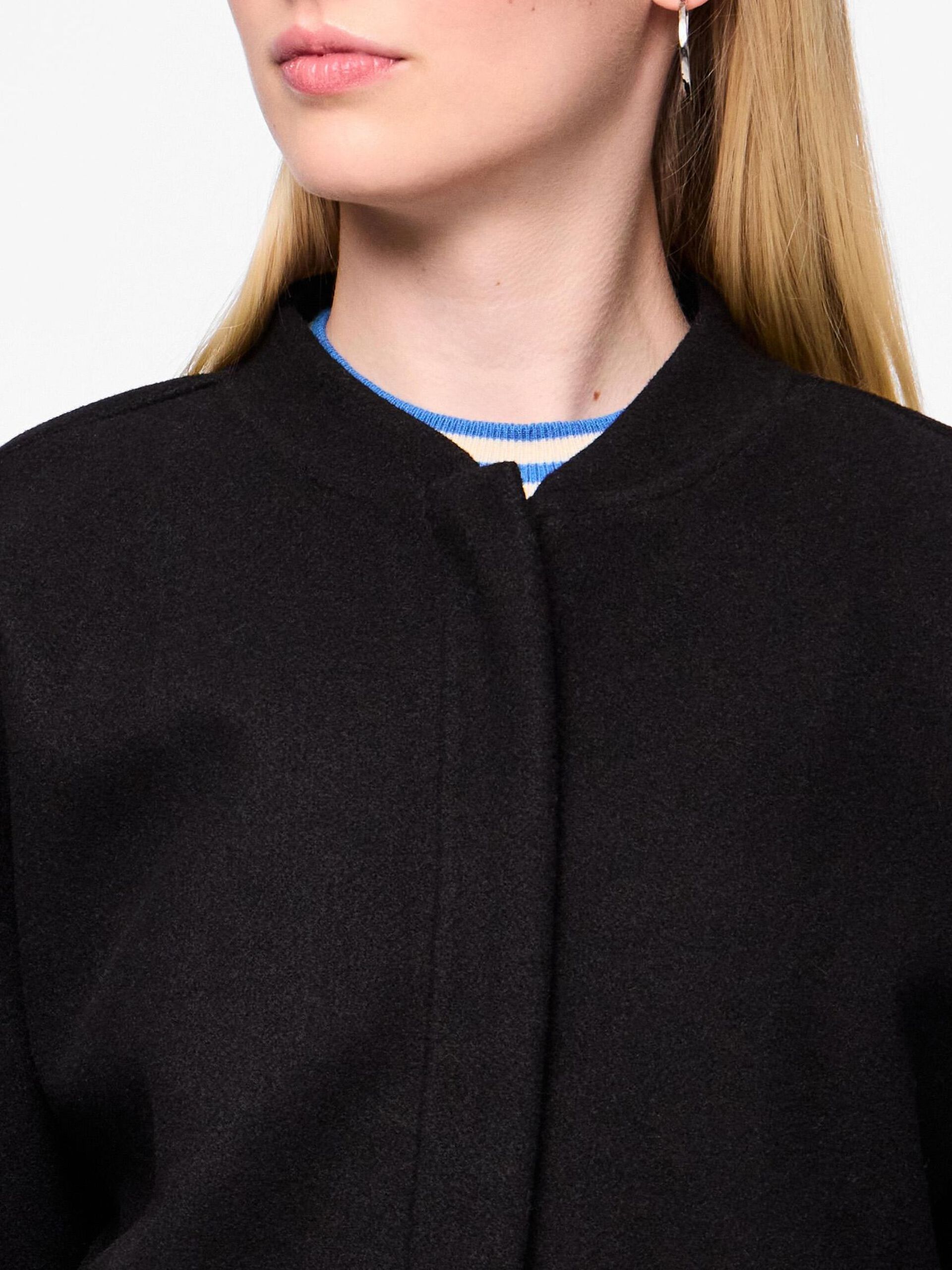 Carousel image - PCJOLENE BOMBER JACKET, Black | 3