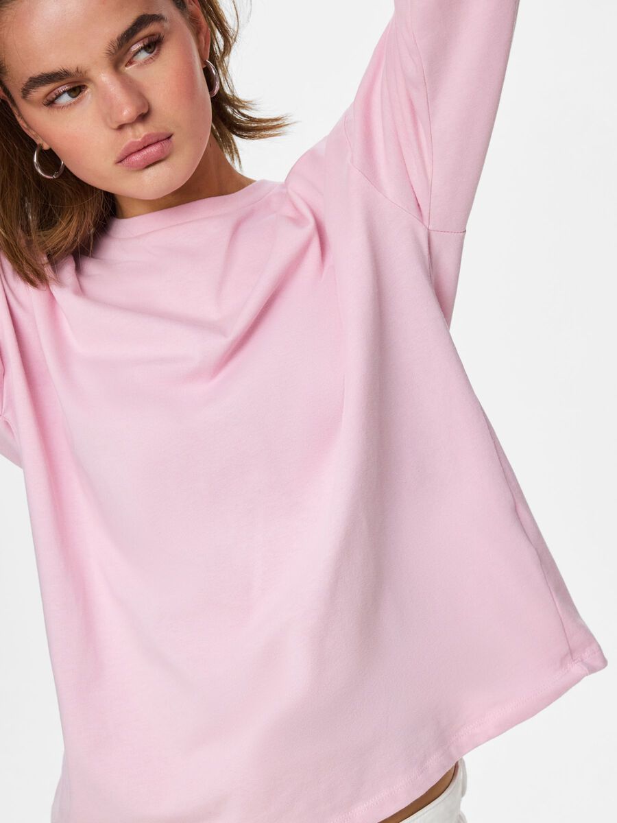 Carousel image - PCSADIE LONG SLEEVED TOP, Roseate Spoonbill | 4