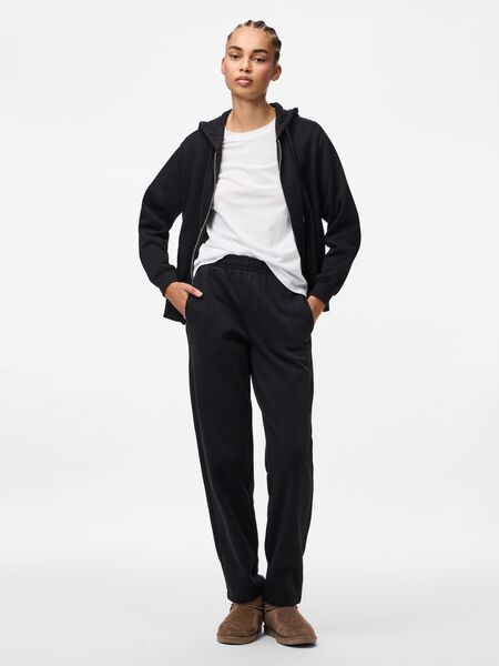 Pieces PCCHILLI STRAIGHT  SWEATPANTS, Black, highres - 17156301_Black_005.jpg