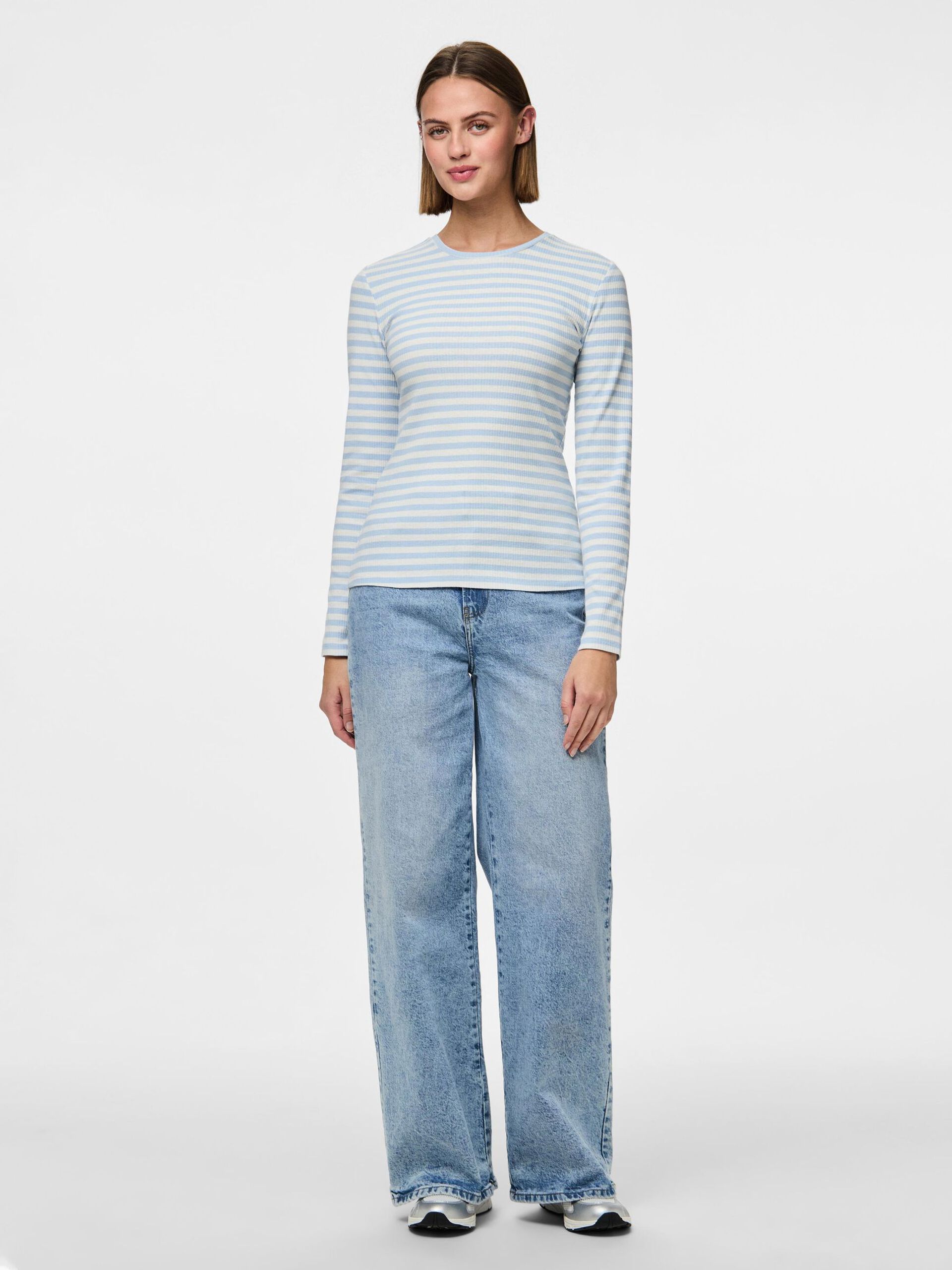 Carousel image - PCRUKA LANGERMET TOPP, Cashmere Blue | 3