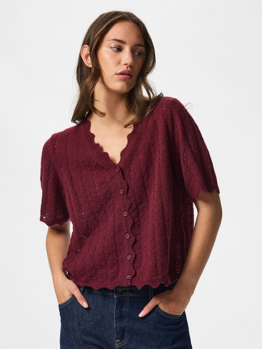Product carousel image 1 PCADA  KNITTED CARDIGAN, Winetasting