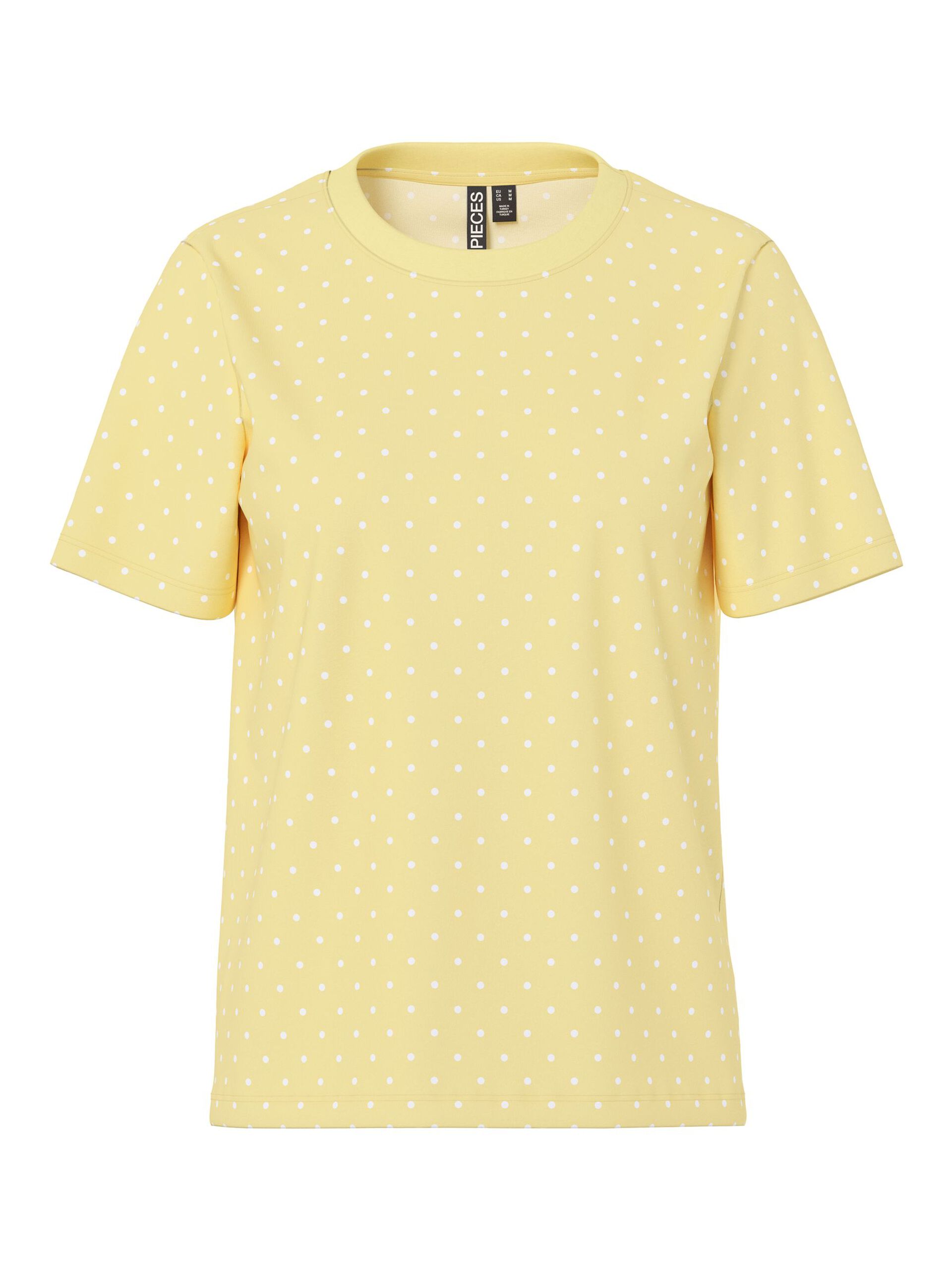 Carousel image - PCRIA DOT T-SHIRT, Pale Banana | 5