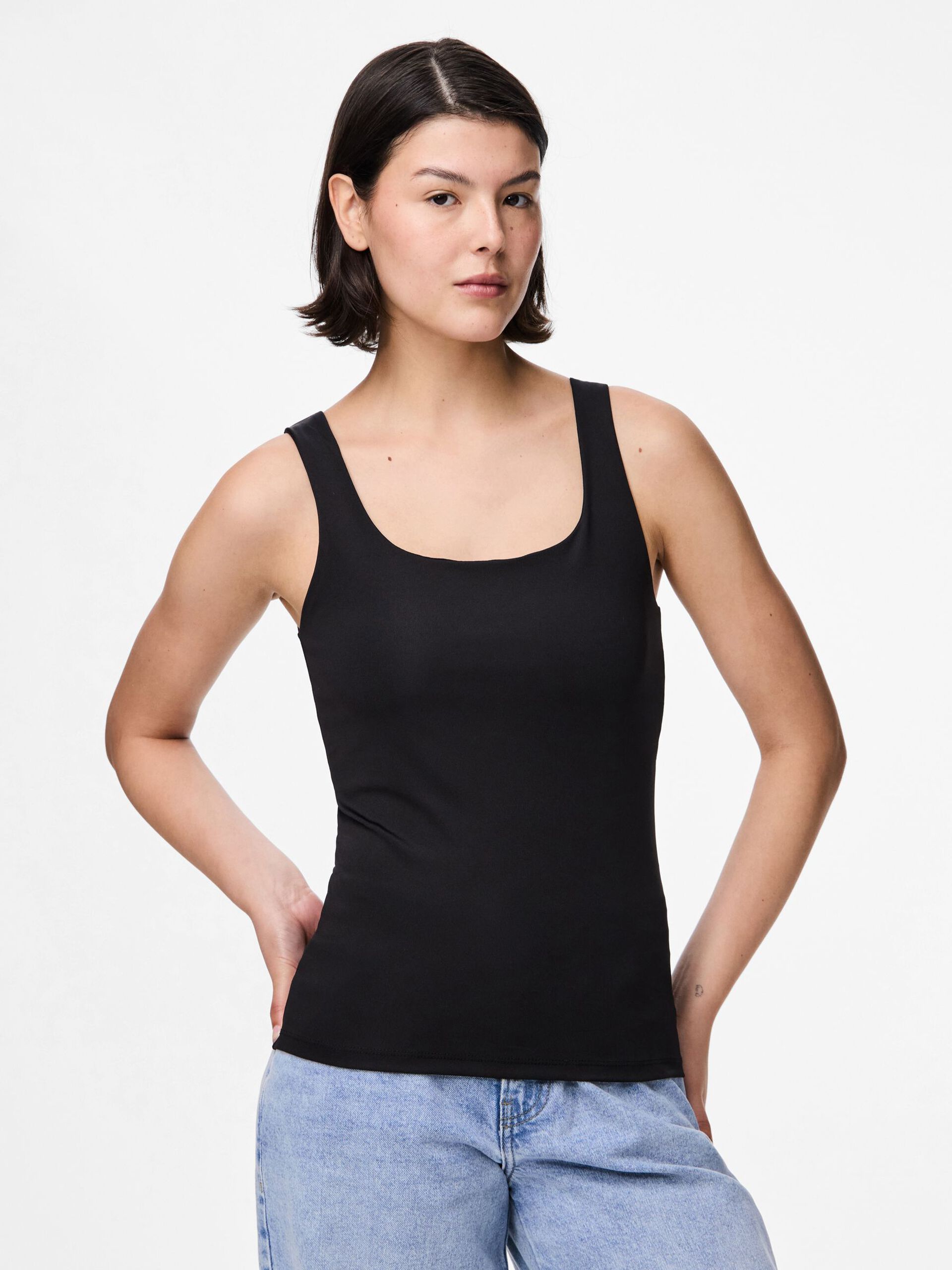 Carousel image - PCNEJA 2-WAY TANK-TOP, Black | 5