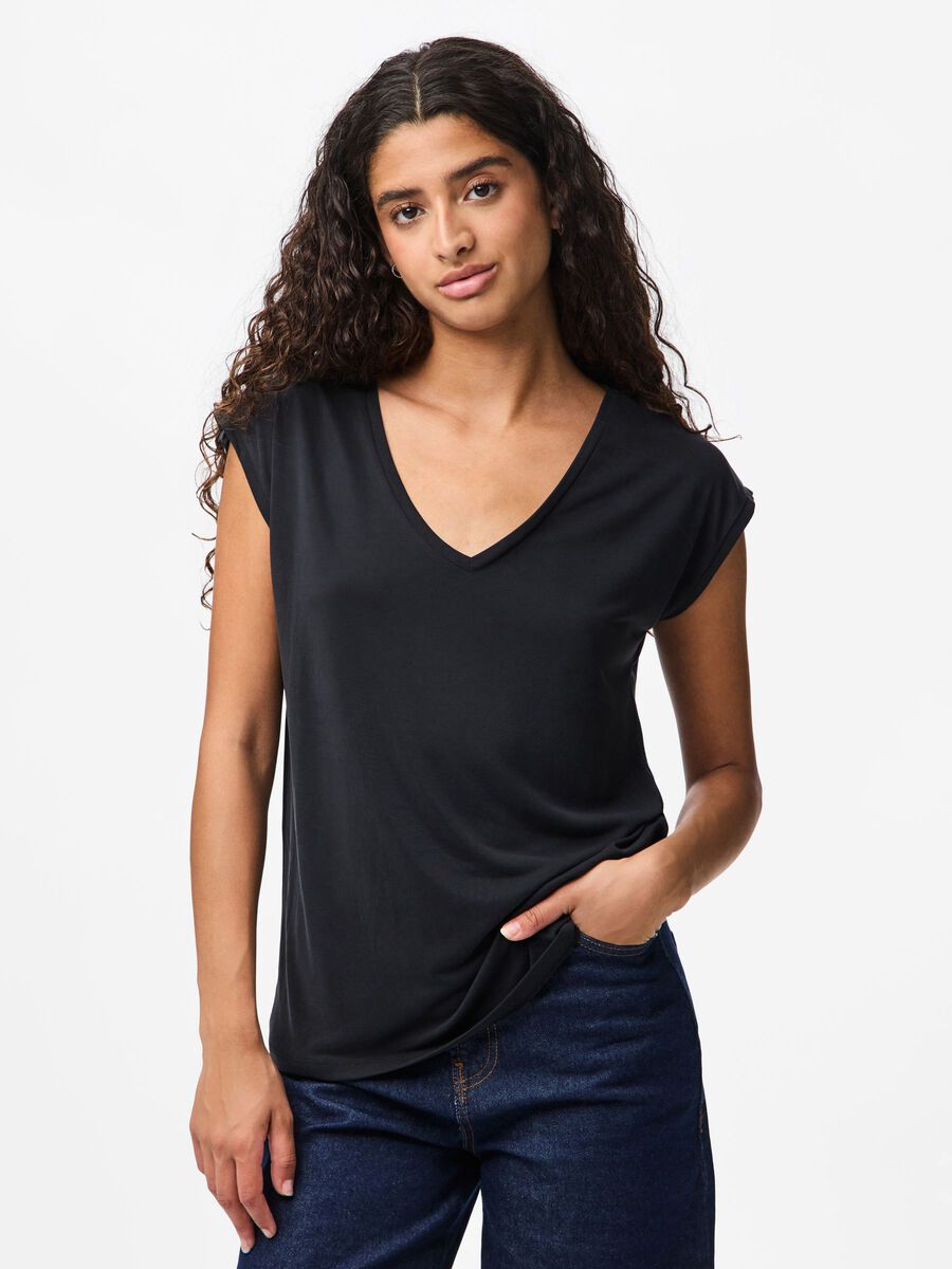 Carousel image - PCKAMALA T-SHIRT, Black | 1