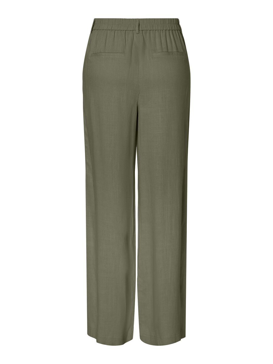 Carousel image - PCVINSTY HW BREDE BUKSER, Deep Lichen Green | 7