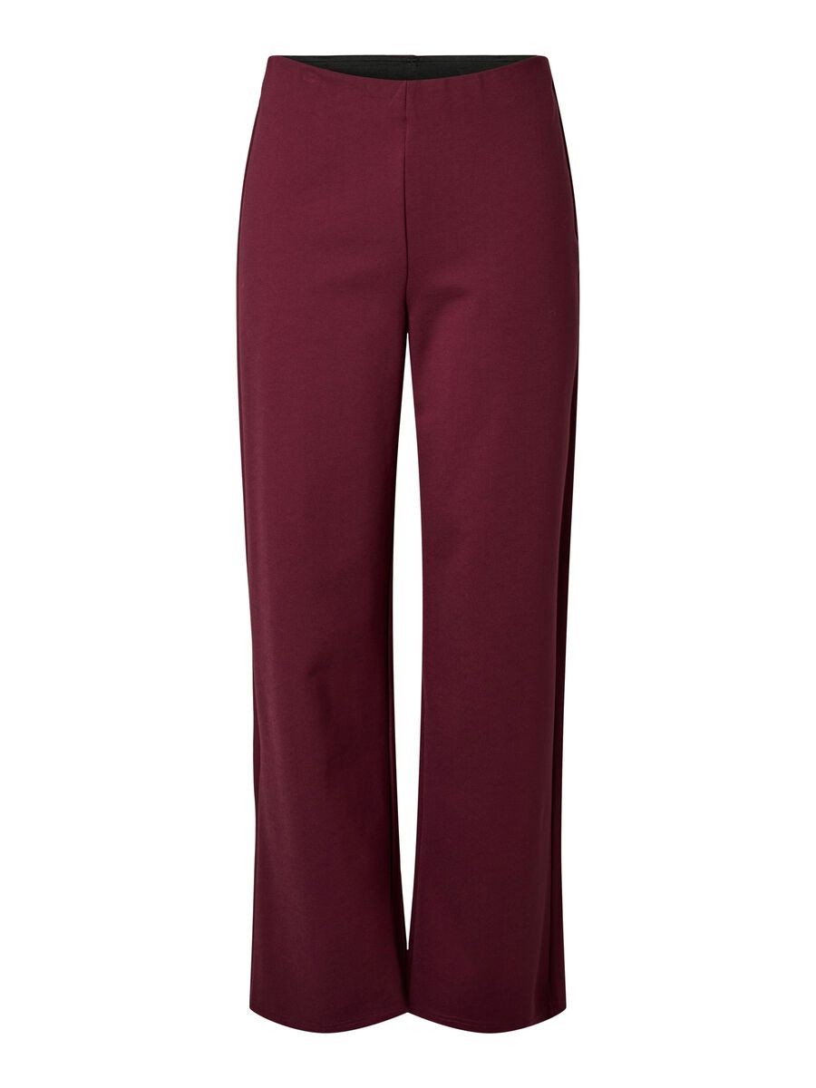 Product carousel image - PCGUNHILD HW  WIDE-LEG TROUSERS, Tawny Port | 2