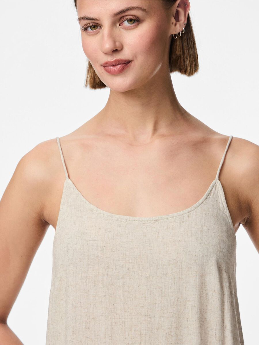 Carousel image - PCPIA STRAP MIDI DRESS, Birch | 4