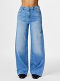 Product image thumbnail - PCSILKE MW  WIDE LEG JEANS, Light Blue Denim | 3