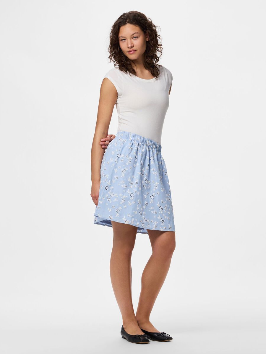 Carousel image - PCBANNA HW MINI SKIRT, Cashmere Blue | 3