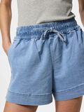 Product image thumbnail - PCBILLO HW PULL UP  DENIM SHORTS, Light Blue Denim | 4