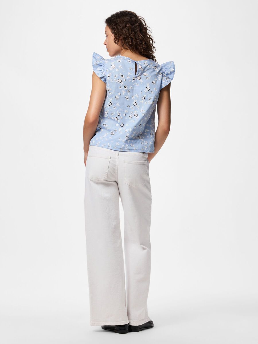 Product carousel image - PCBANNA SLEEVELESS TOP, Cashmere Blue | 2