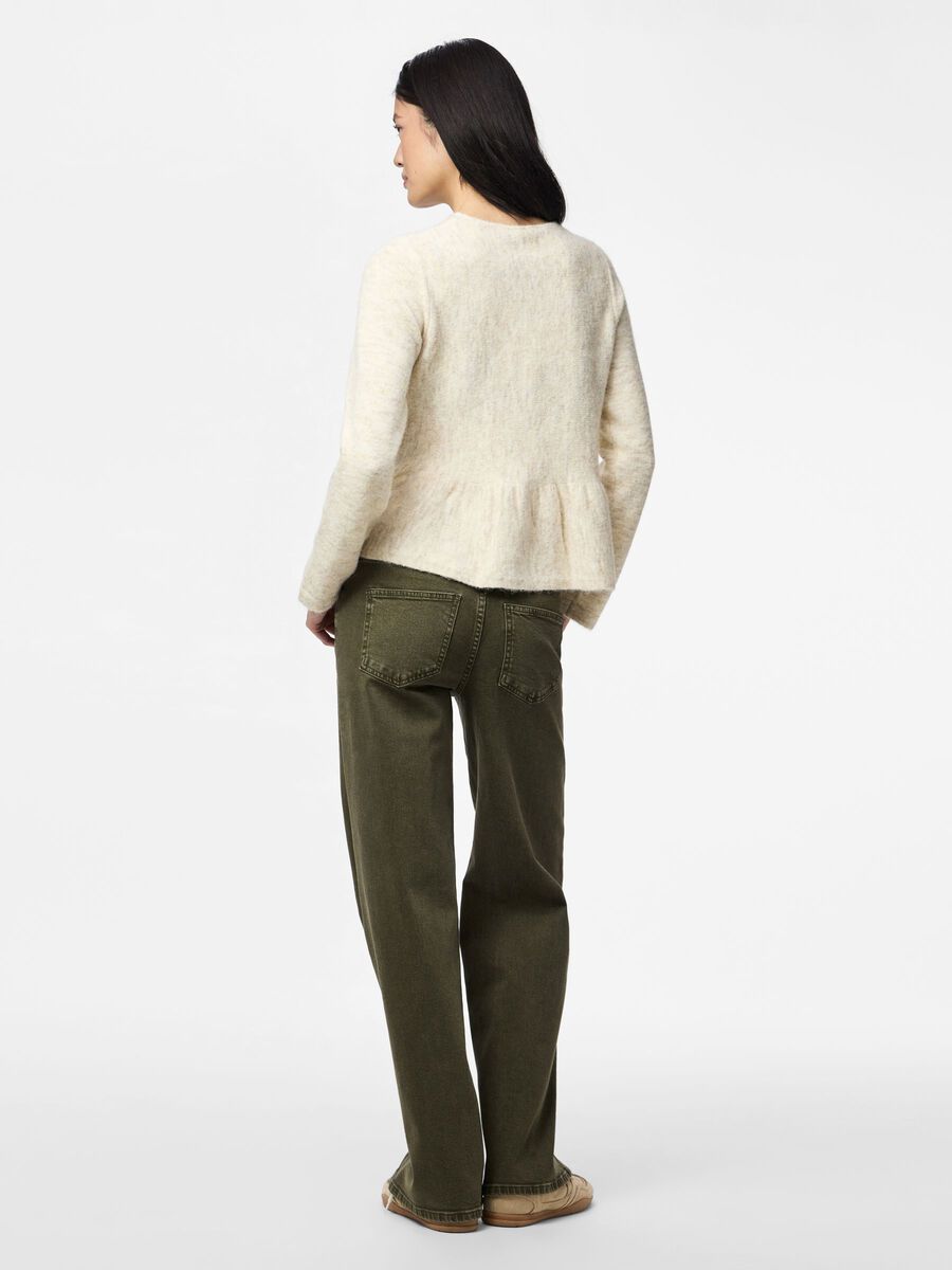 Product carousel image - PCPINGE  KNITTED CARDIGAN, Birch | 2