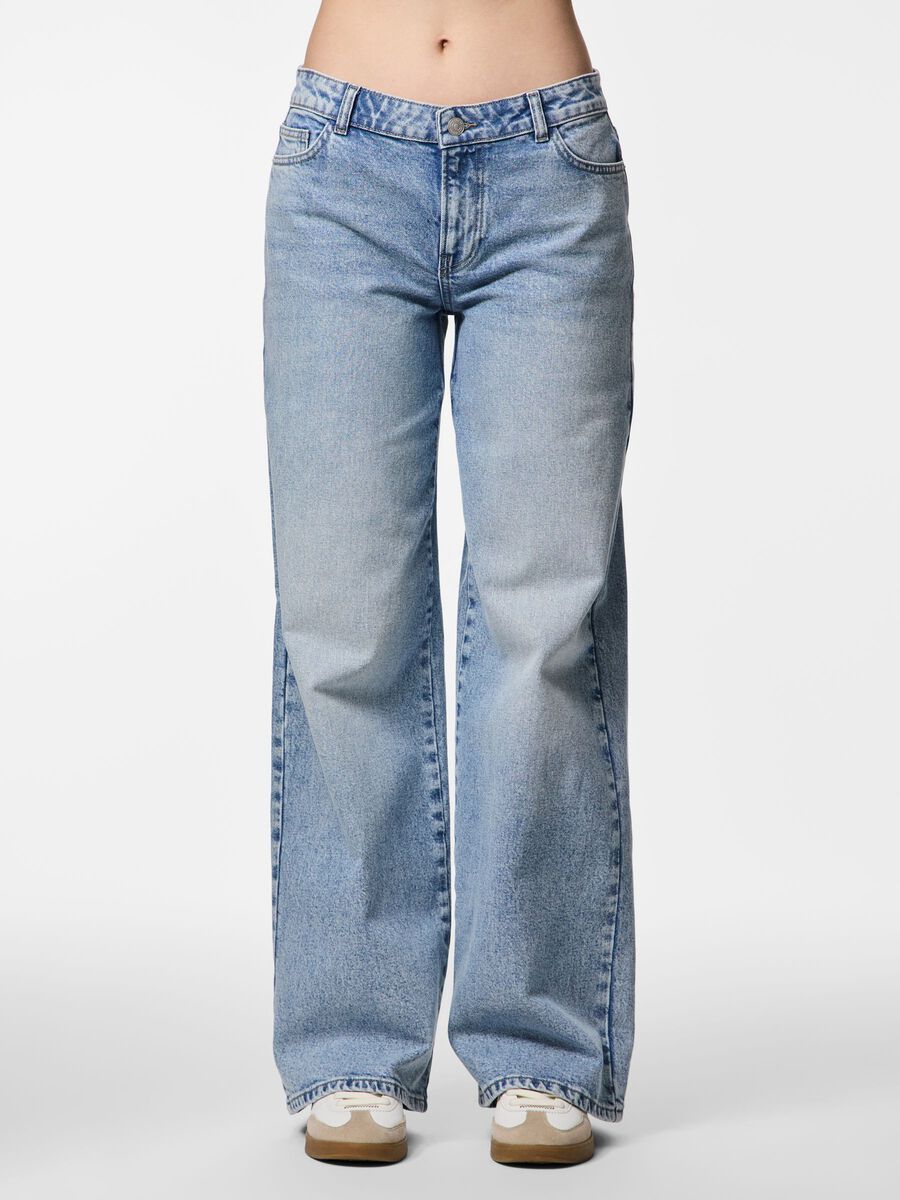 Carousel image - PCSELMA LW JEANS MED VID PASSFORM, Light Blue Denim | 3