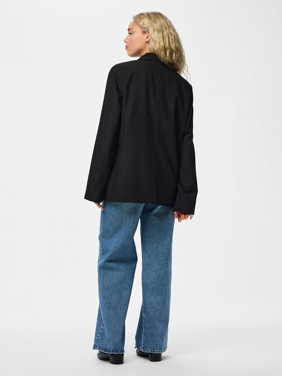 Product carousel image - PCBOSELLA LOOSE BLAZER, Black | 2