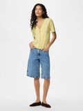 Product image thumbnail - PCNORA V-NECK  KNITTED CARDIGAN, French Vanilla | 3