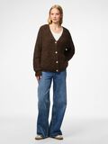 Product image thumbnail - PCCLEO STRICKJACKE, Hot Fudge | 3