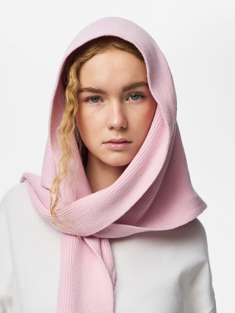 Carousel image - PCKOMMA RIB GROOT DRIEHOOK SJAAL, Roseate Spoonbill | 3