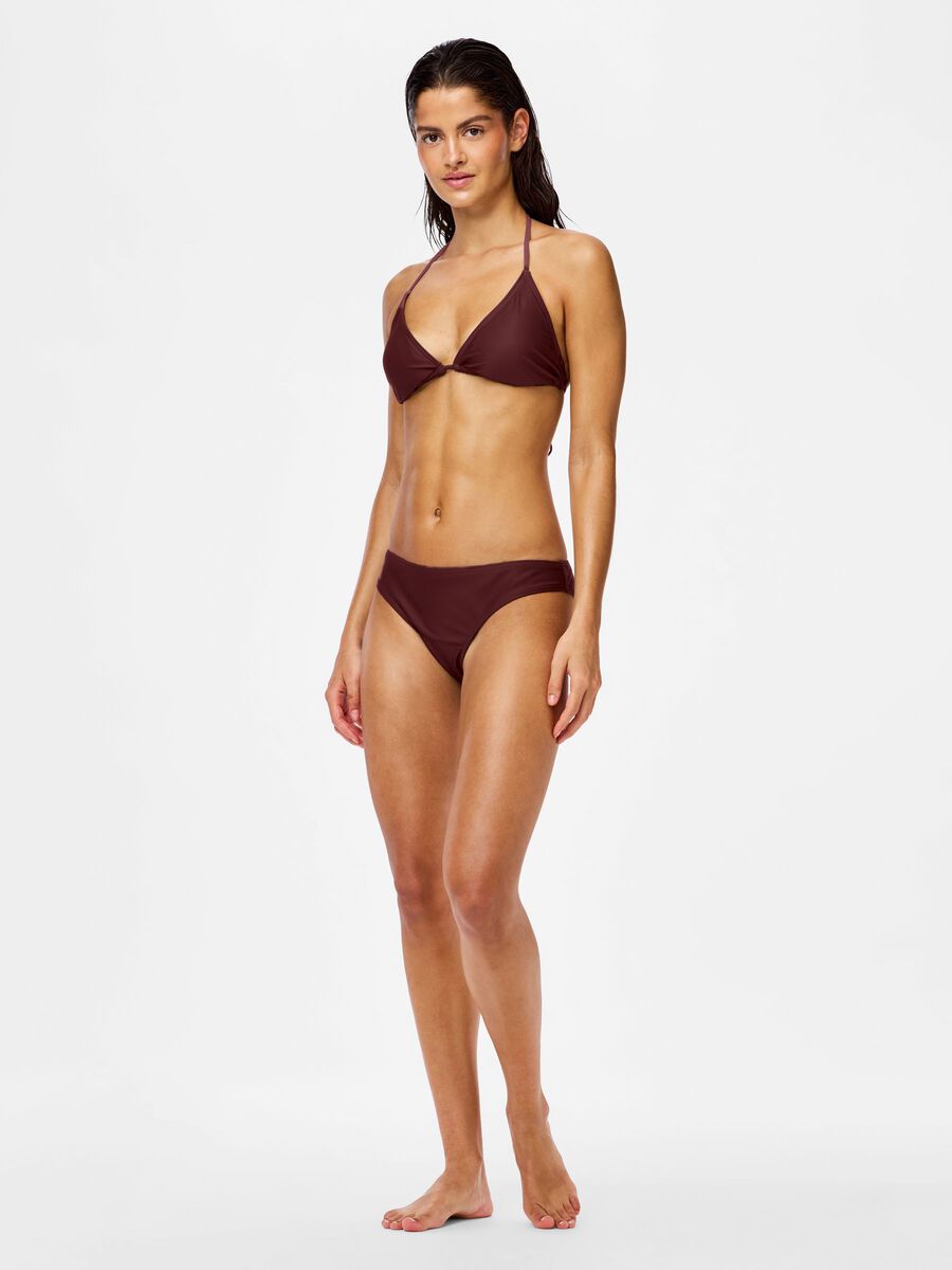 Carousel image - PCBAOMI BIKINI TOP, Deep Mahogany | 3