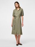 Product image thumbnail - PCPIA LINNENMIX BLOUSEJURK, Deep Lichen Green | 3
