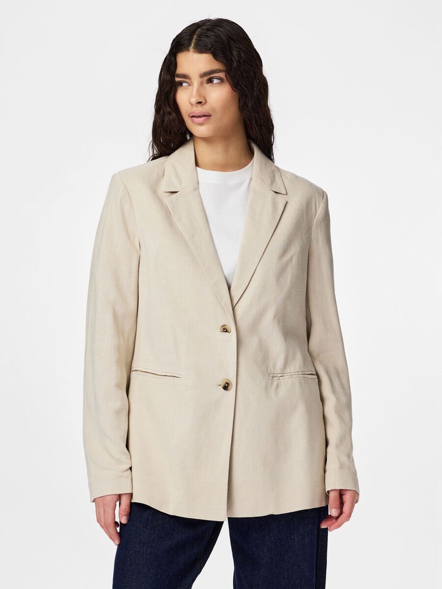 Product carousel image - PCVINSTY  BLAZER, Silver Lining | 1