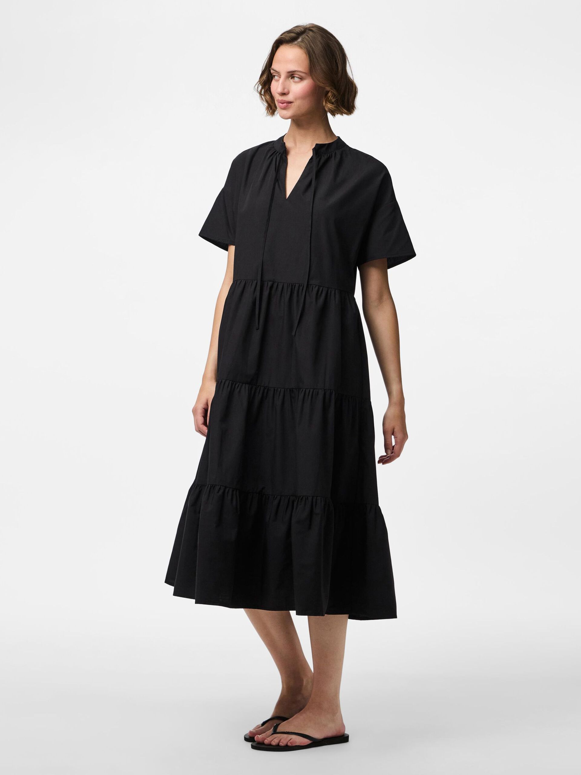 Carousel image - PCFARRY MIDI DRESS, Black | 3