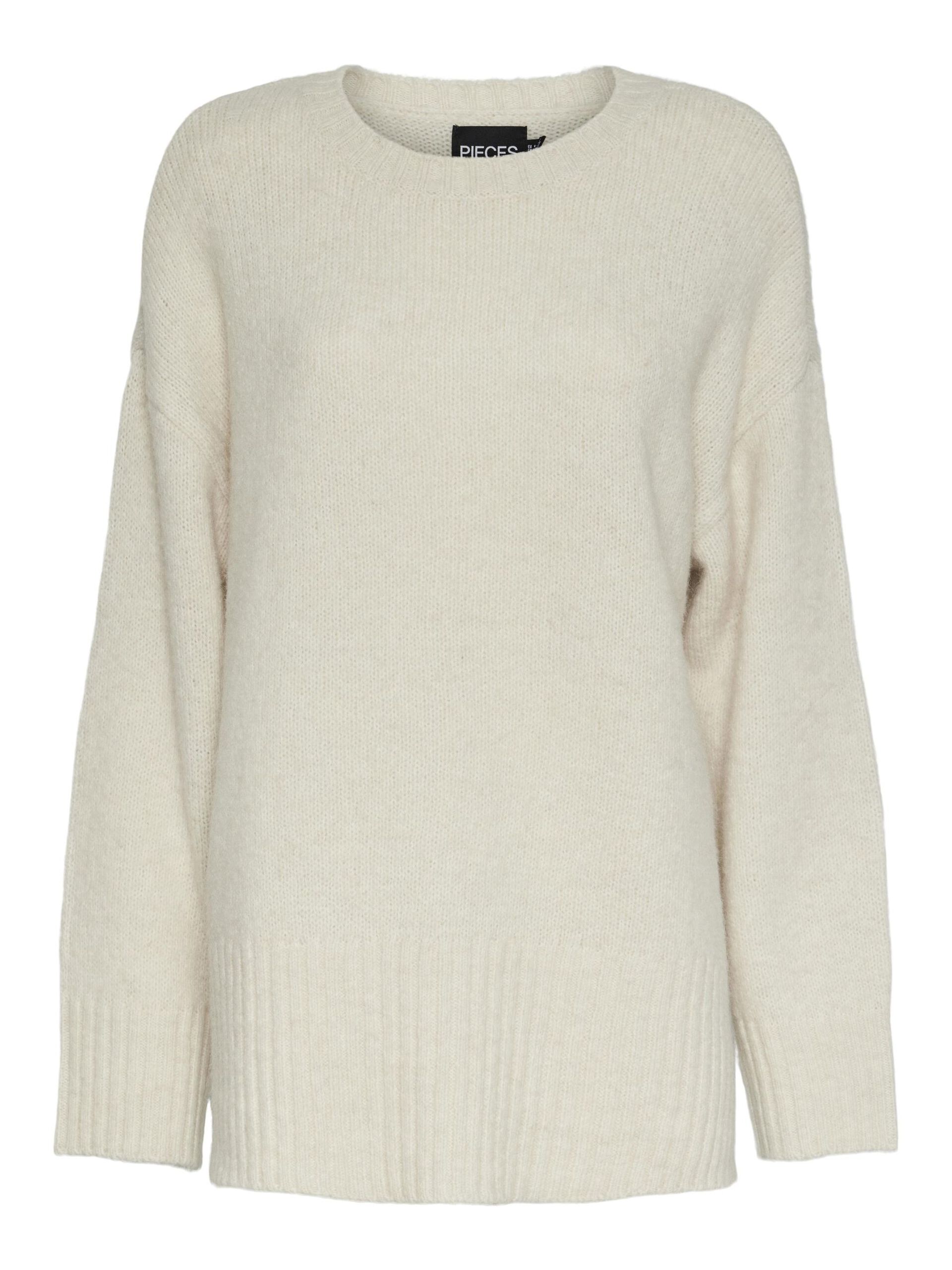 Carousel image - PCNANCY KNITTED PULLOVER, Birch | 6