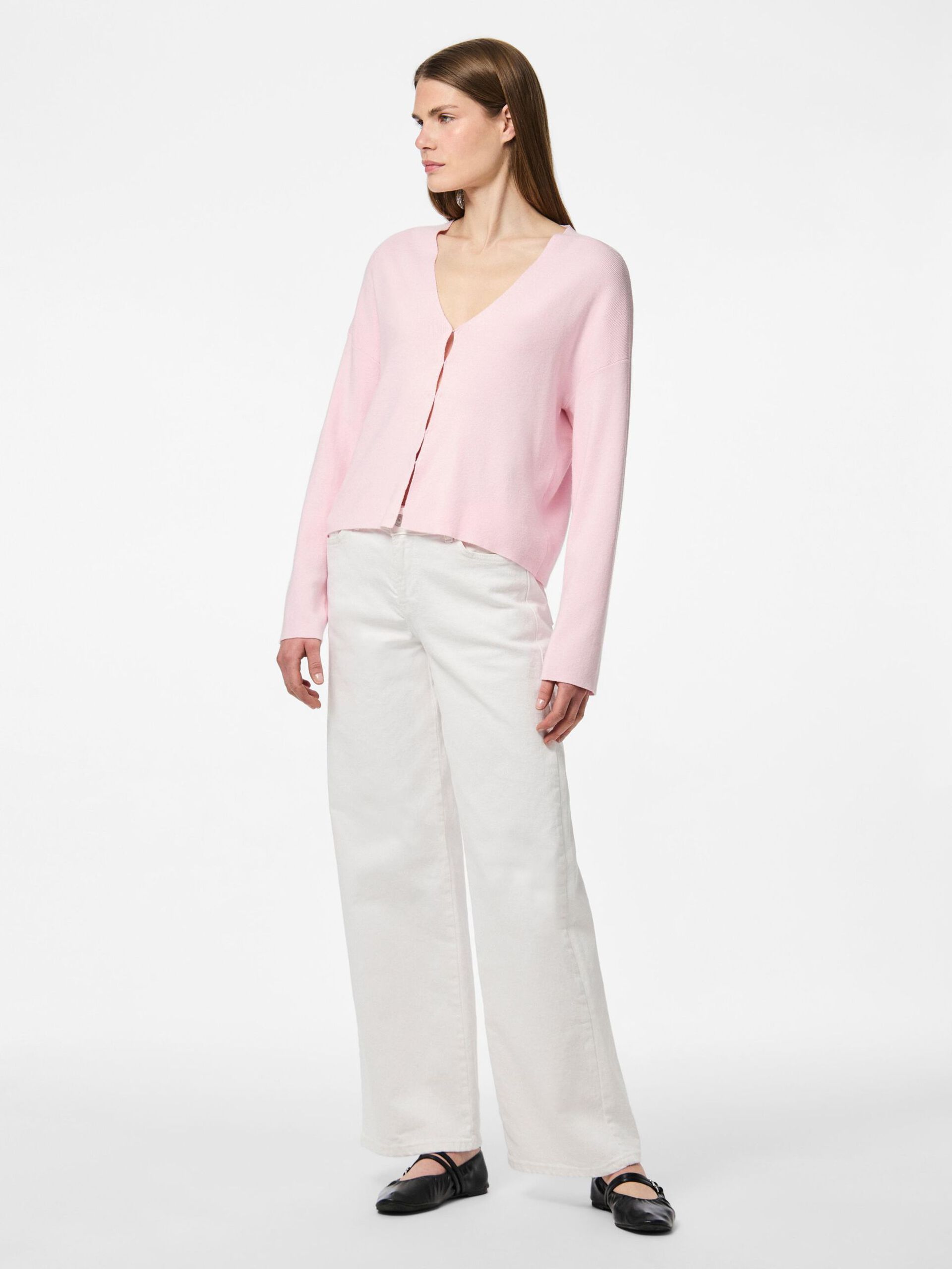 Carousel image - PCTIA KNITTED CARDIGAN, Pink-A-Boo | 3