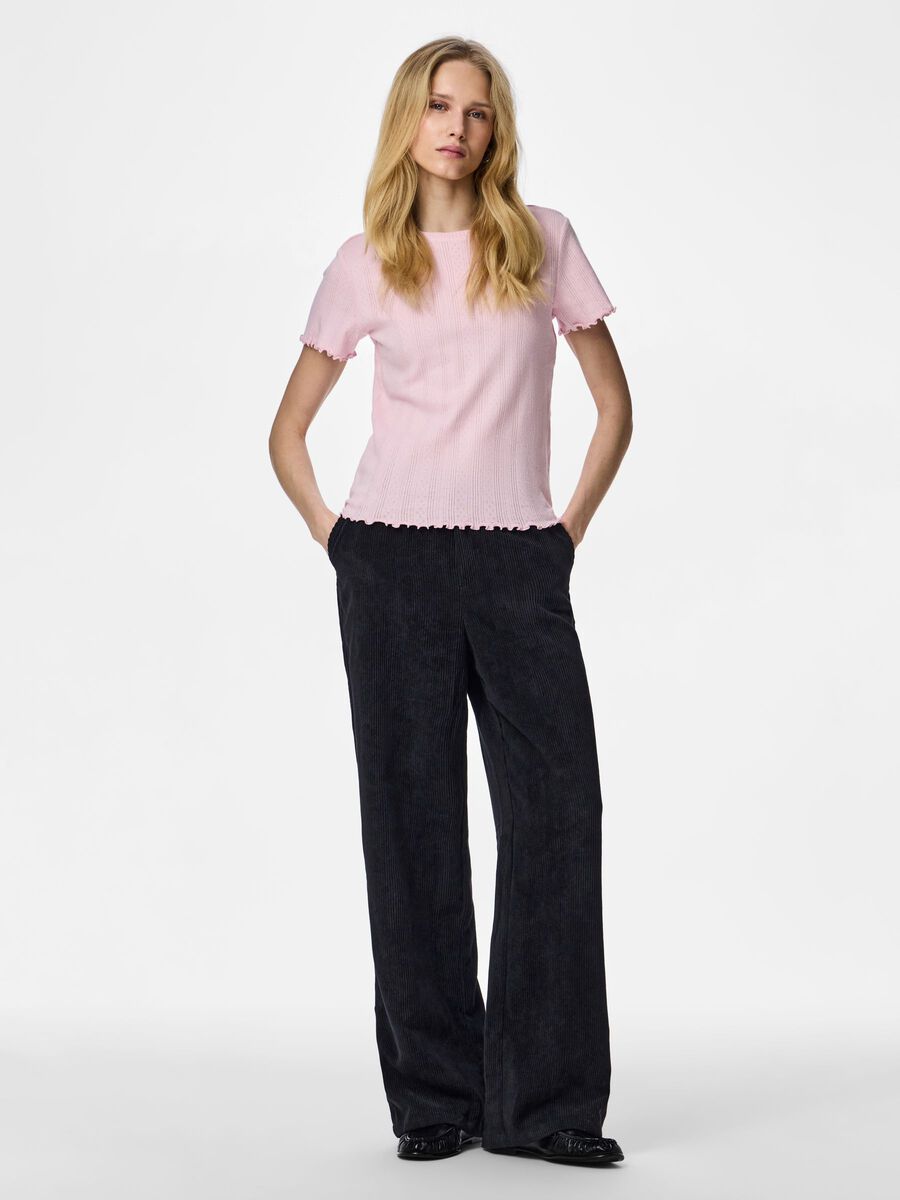 Carousel image - PCMARIE POINTELLE T-SHIRT, Roseate Spoonbill | 3