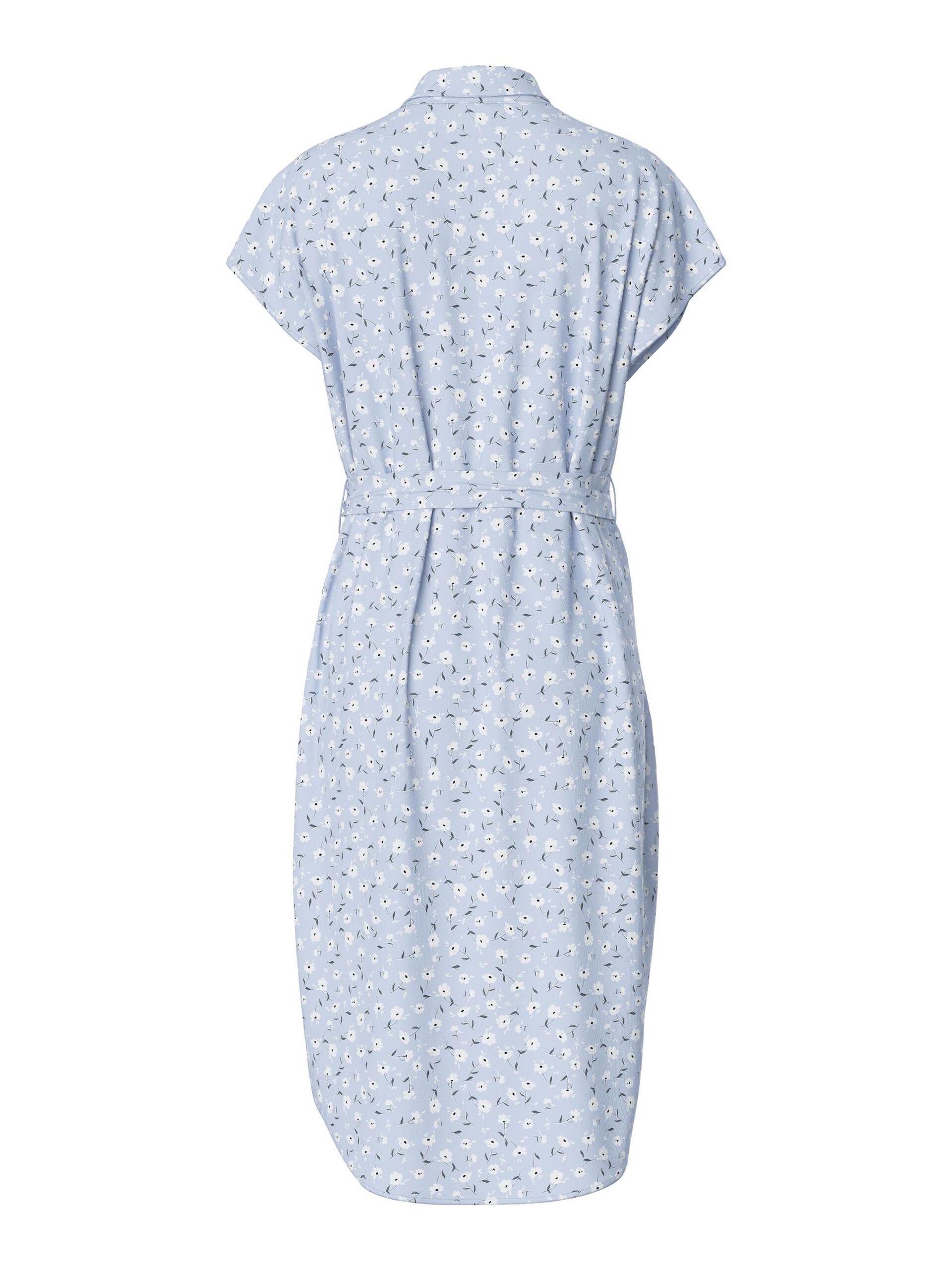 Carousel image - PRINT BLUSENKLEID, Cashmere Blue | 6