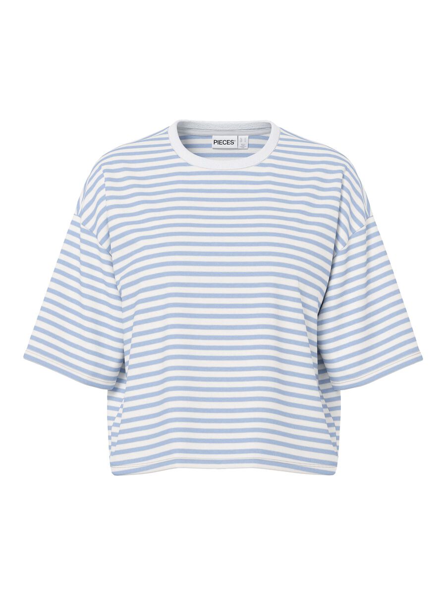 Product carousel image - PCSADIE 2/4 BOXY  T-SHIRT, Cashmere Blue | 1
