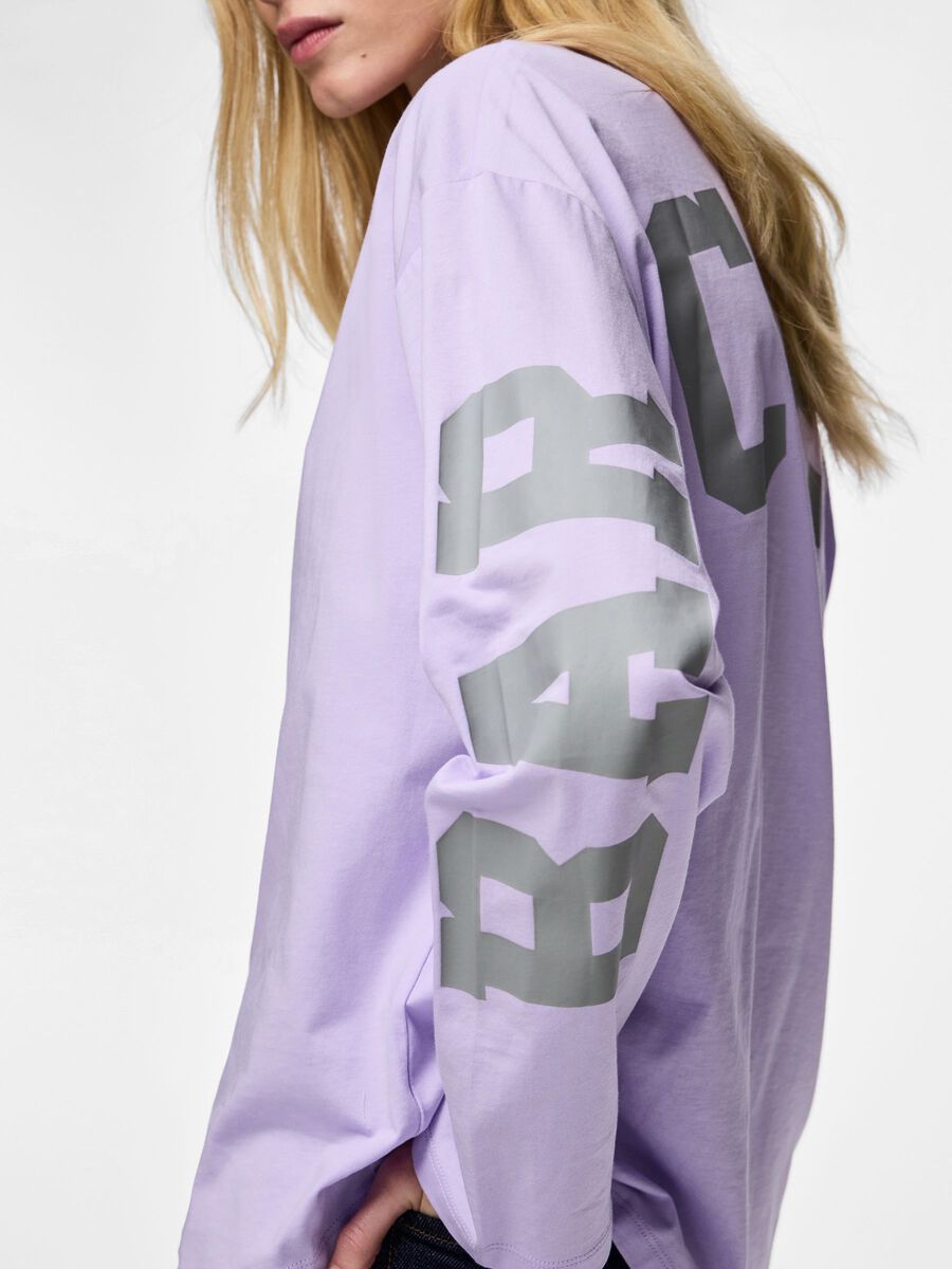 Carousel image - PCRIA FANY  T-SHIRT, Pastel Lilac | 4