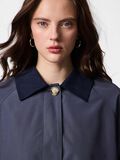 Product image thumbnail - PCVILMA A-LIJN TRENCHCOAT, Ombre Blue | 4