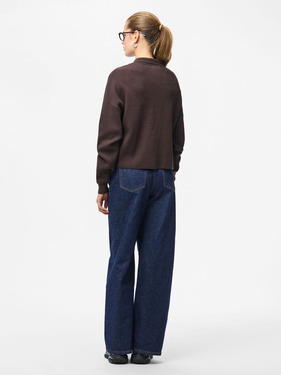 Product carousel image - PCJASSY POLO KNITTED CARDIGAN, Delicioso | 2